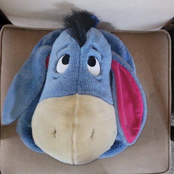 Disney Vintage Eeyore Plush Backpack! - Picture 12 of 17